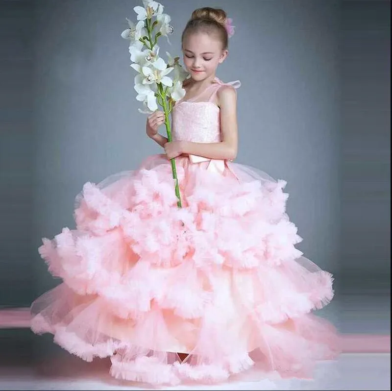 Pink Puffy Cloud Girls Pageant Gown Kids Birthday Party Dress Lace Top Tulle Ball Gown Kids Party Prom Dress Size 2-16Y
Pink Puffy Cloud Girls Pageant Gown Kids Birthday Party Dress Lace Top Tulle Ball Gown Kids Party Prom Dress Size 2-16Y