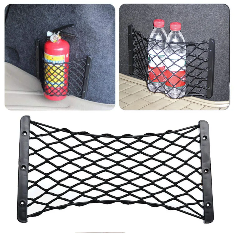 Car Trunk Mesh Organizer Storage Fire Extinguisher String Net Pocket Bottle Luggage Drink Tool Toy Holder Auto Accessories 35x18
Car Trunk Mesh Organizer Storage Fire Extinguisher String Net Pocket Bottle Luggage Drink Tool Toy Holder Auto Accessories 35x18