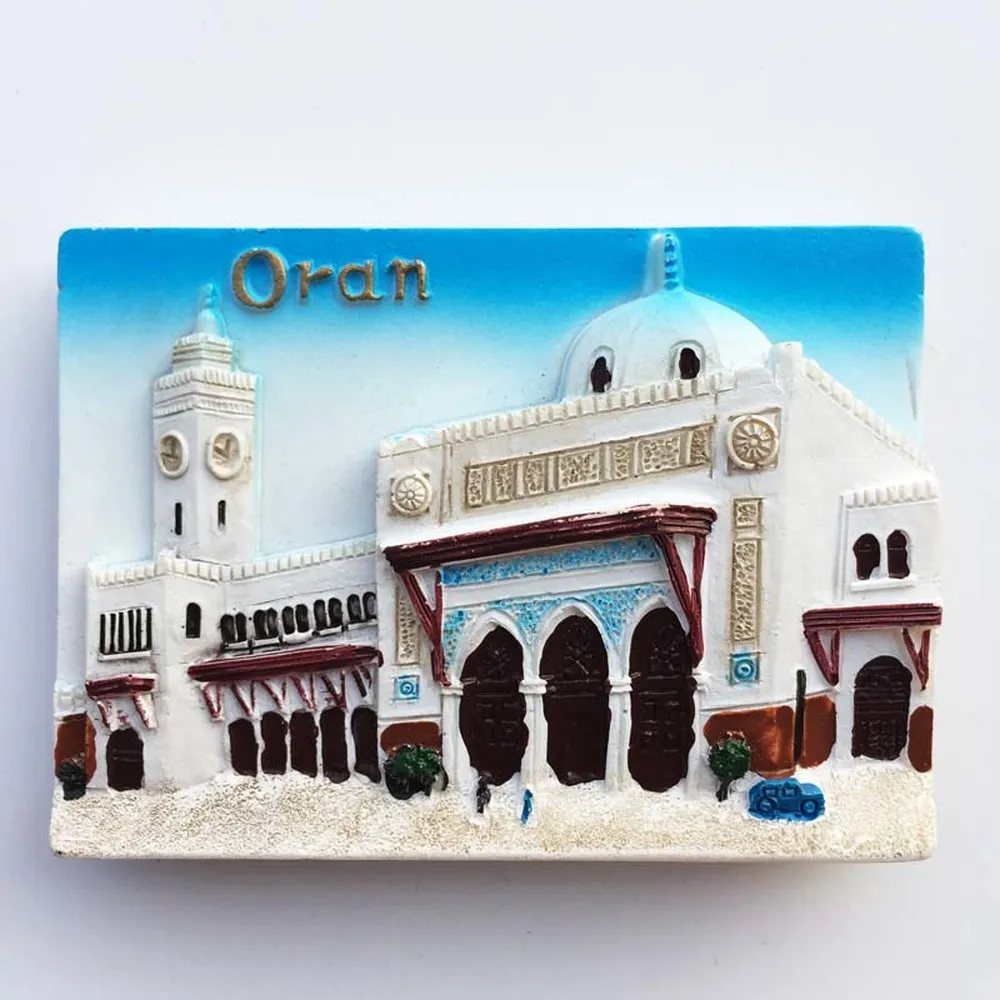 

BABELEMI 1PCS North Africa Algeria Oran Tourist Fridge Magnet Souvenir Home Decorative Magnets Sticker