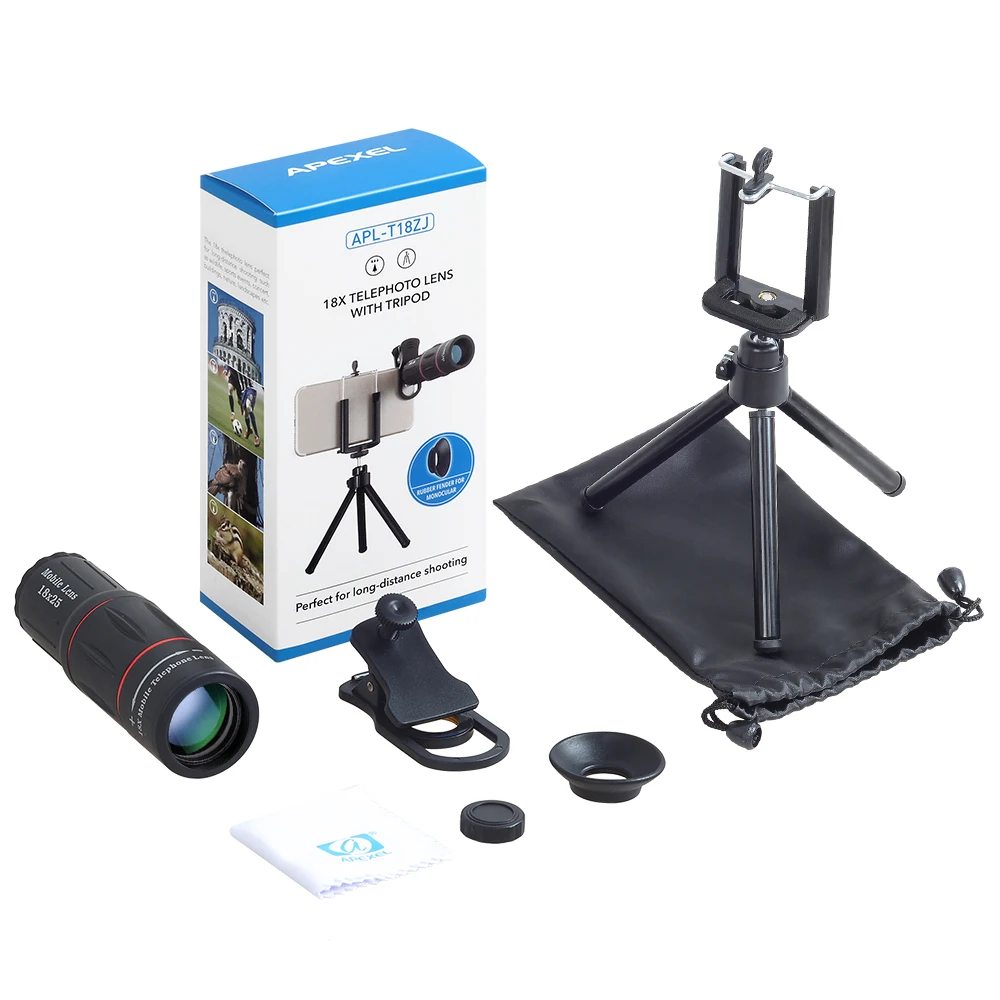 mobile phone lens kit 18X telescope macro phone and camera lens for iphone7s xiaomi Samsung universal smartphones
mobile phone lens kit 18X telescope macro phone and camera lens for iphone7s xiaomi Samsung universal smartphones