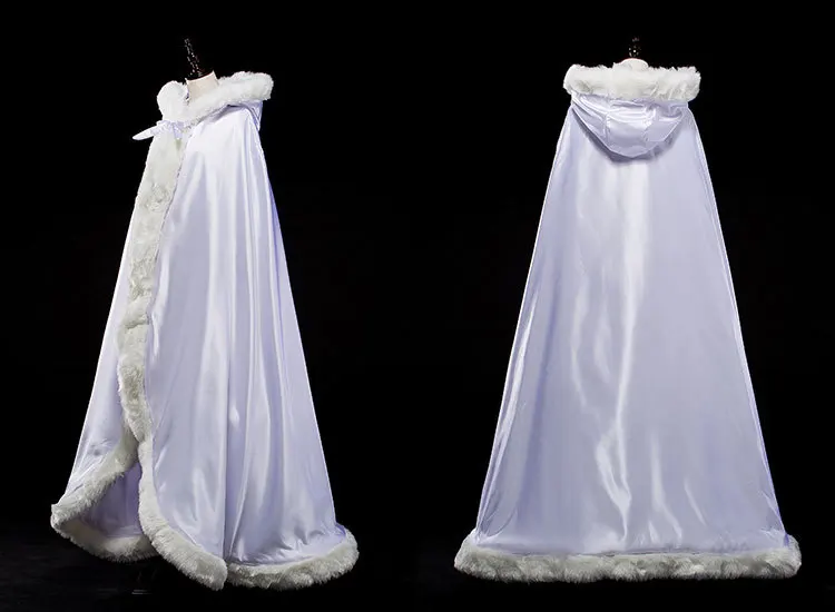 2018 New High Quality Cheap Christmas Day Warm Winter Long Wedding Wraps Shawl Hodded Faux Fur Bridal Cape with Hat colourful
2018 New High Quality Cheap Christmas Day Warm Winter Long Wedding Wraps Shawl Hodded Faux Fur Bridal Cape with Hat colourful