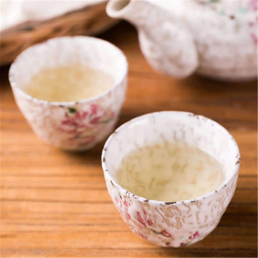 Vintage Glaze Ceramic Chinese Tea Cup Flower Teacup Creative Xicara Art Supplies Porcelain Brief Eco-friendly Coffee Cup Cute QQ
Vintage Glaze Ceramic Chinese Tea Cup Flower Teacup Creative Xicara Art Supplies Porcelain Brief Eco-friendly Coffee Cup Cute QQ