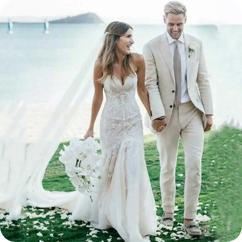 Summer Ivory Linen Groom Tuxedos Beach Wedding Suits for Men Blazers Sim Fit Terno Masculino Costume Homme 2Piece Groomsmen Wear
Summer Ivory Linen Groom Tuxedos Beach Wedding Suits for Men Blazers Sim Fit Terno Masculino Costume Homme 2Piece Groomsmen Wear