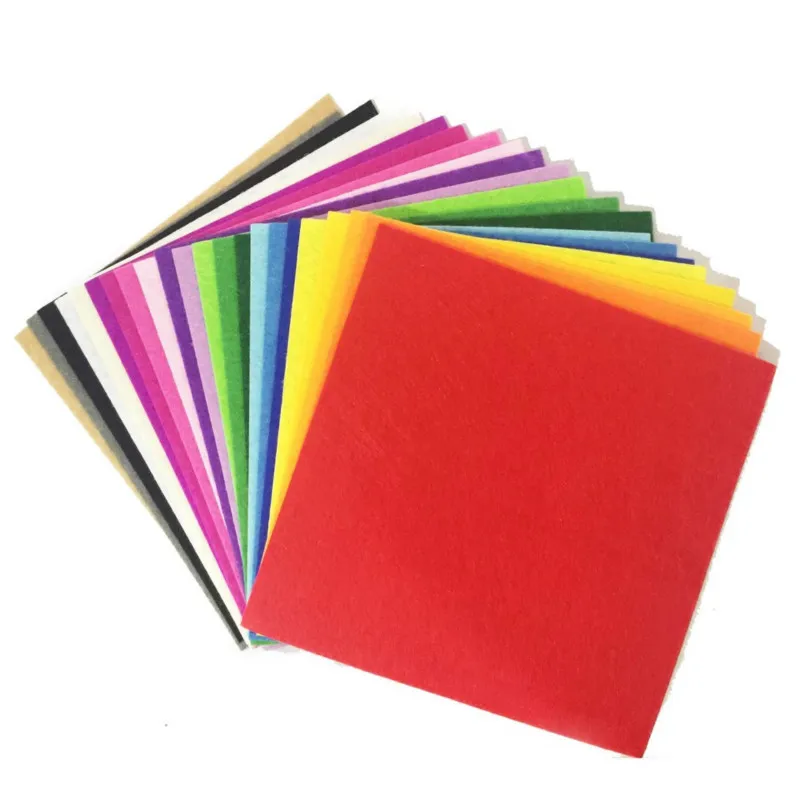 High Quality Mix Colors Non Woven Felt Fabric 1mm Thickness Polyester Cloth Felts DIY Bundle For Sewing Dolls Crafts Free ship
High Quality Mix Colors Non Woven Felt Fabric 1mm Thickness Polyester Cloth Felts DIY Bundle For Sewing Dolls Crafts Free ship