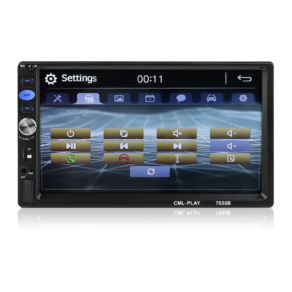 7038 Universele 2 din Auto Multimedia Speler Autoradio 2din Stereo 7 "Touch Screen Video MP5 Speler Auto Radio without Camera
7038 Universele 2 din Auto Multimedia Speler Autoradio 2din Stereo 7 "Touch Screen Video MP5 Speler Auto Radio without Camera