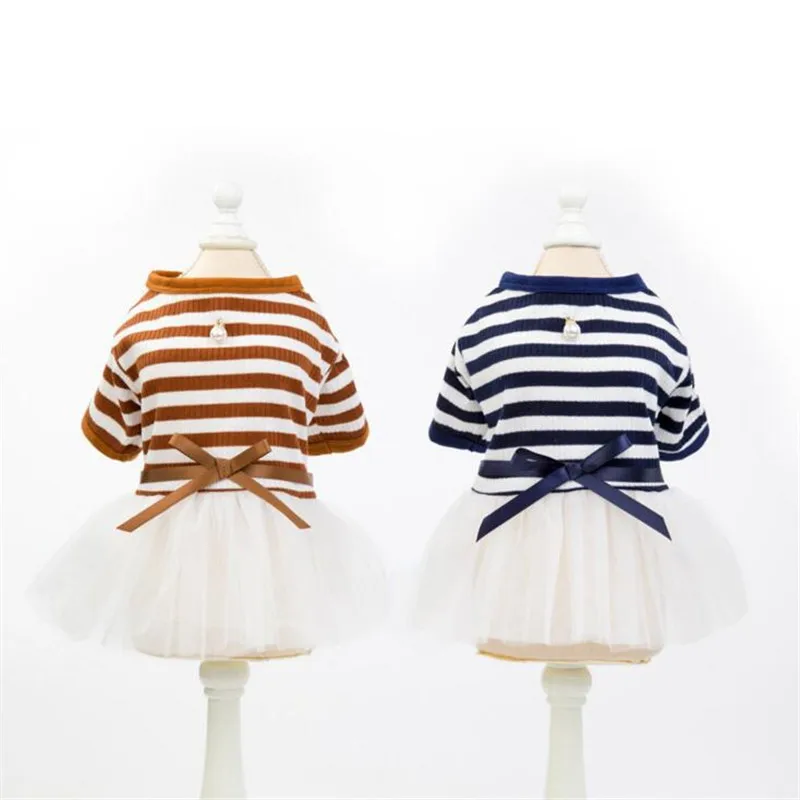 2019 Lace Dog Dress Princess Tutu Dresses Puppy Dog Cat Clothes Striped Skirt Spring&Summer Poodle Clothing Costumes Outfit LRTY
2019 Lace Dog Dress Princess Tutu Dresses Puppy Dog Cat Clothes Striped Skirt Spring&Summer Poodle Clothing Costumes Outfit LRTY