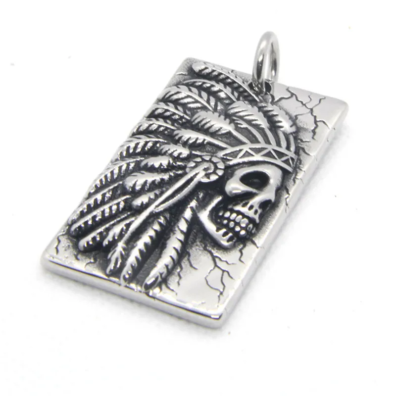 

1pc Newest Cool Design Indian Style Pendant 316L Stainless Steel Jewelry Men Boys Pendant