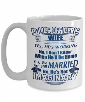 Police Officer's Wife Coffee Mug We Are Still Married He's Not Imaginary 11oz Tea CupPolice Gift
Police Officer's Wife Coffee Mug We Are Still Married He's Not Imaginary 11oz Tea CupPolice Gift