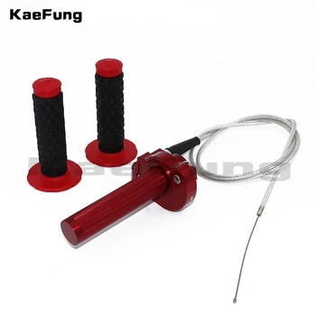 CNC Aluminum Throttle Grip Quick Twister+Throttle Cable+handlebar grips Pro XR KLX SDG SSR CRF50 70 110 IRBIS TTR Dirt Pit Bike
CNC Aluminum Throttle Grip Quick Twister+Throttle Cable+handlebar grips Pro XR KLX SDG SSR CRF50 70 110 IRBIS TTR Dirt Pit Bike