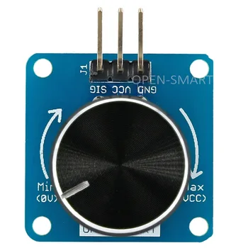 Rotary Angle Sensor Adjustable Volume Control Potentiometer Knob Switch module Black For Arduino
Rotary Angle Sensor Adjustable Volume Control Potentiometer Knob Switch module Black For Arduino