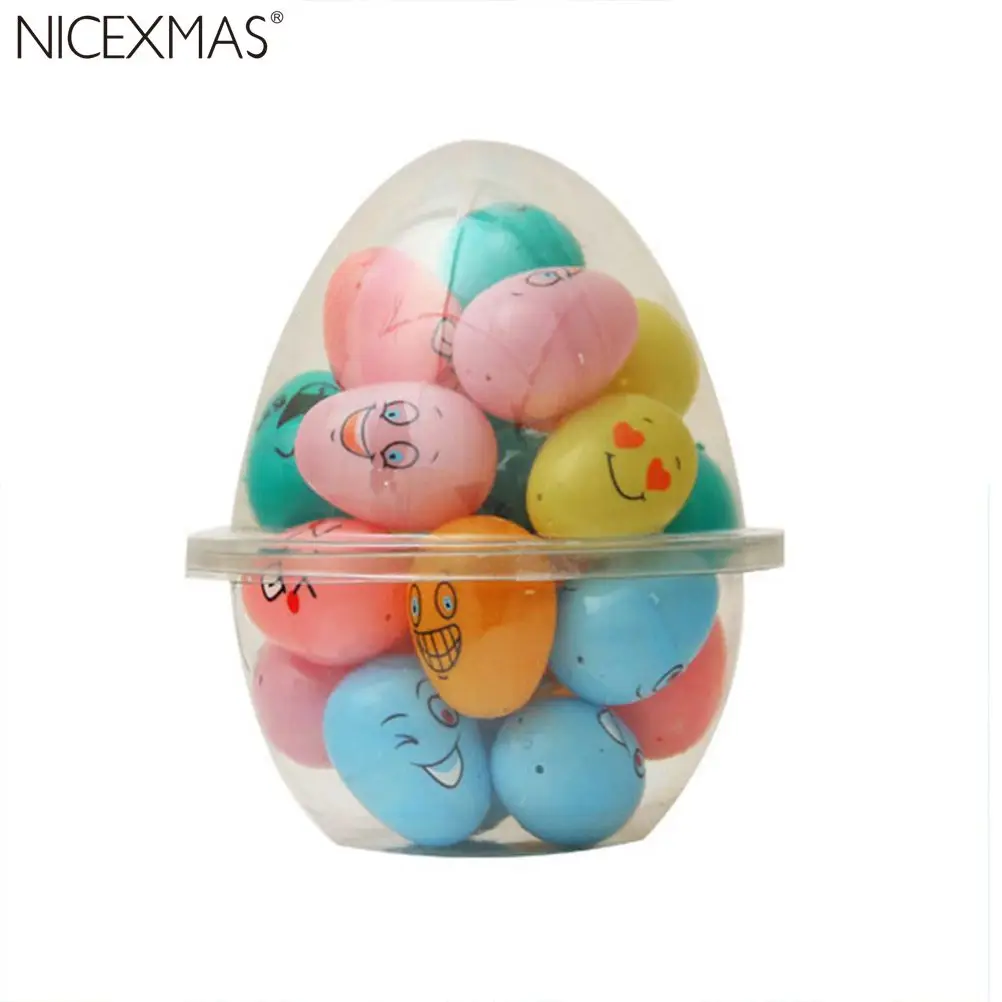 24pcs Easter Egg Bunny Eggs Plastic Oval Shape Printed Colored for Children Toddler Baby Playing (Colorful)
24pcs Easter Egg Bunny Eggs Plastic Oval Shape Printed Colored for Children Toddler Baby Playing (Colorful)