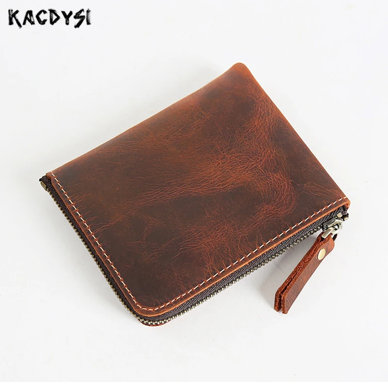 Genuine Leather Small Mens Wallet Men Money Cash Wallet Vintage Crazy Horse Leather Zipper Short Slim Man Coin Purse Card Holder
Genuine Leather Small Mens Wallet Men Money Cash Wallet Vintage Crazy Horse Leather Zipper Short Slim Man Coin Purse Card Holder