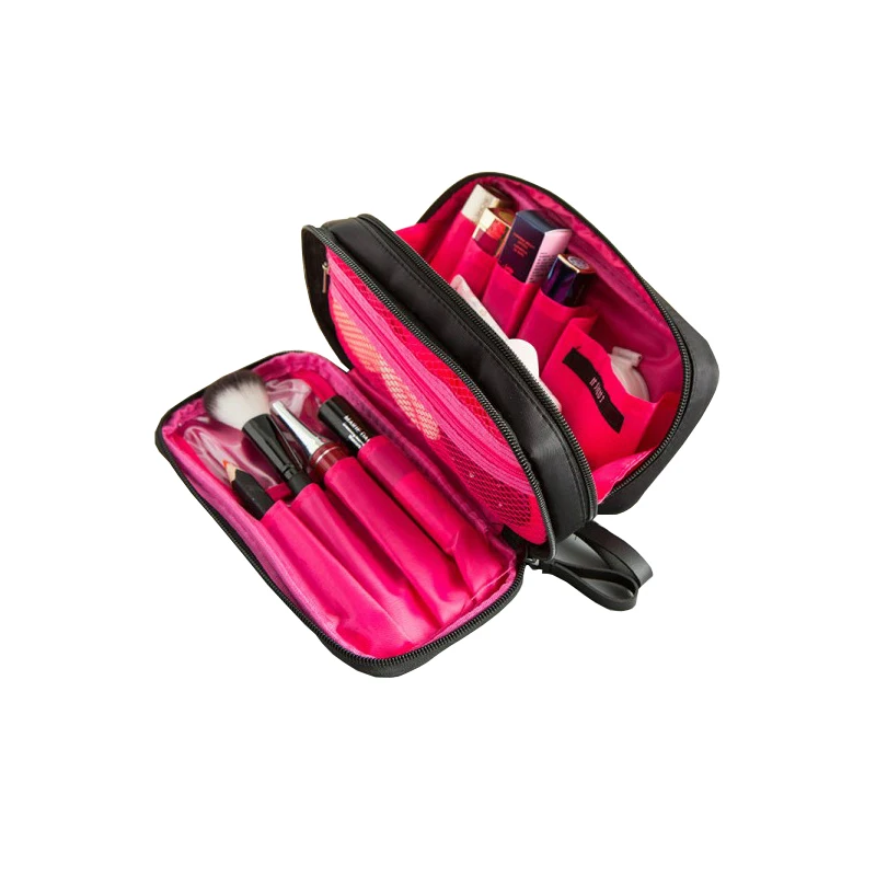 Women's Travel Beauty Make up Storage Organization Nylon Double Cosmetic Storage Wash Bags Accessories Supplies Item Products
Women's Travel Beauty Make up Storage Organization Nylon Double Cosmetic Storage Wash Bags Accessories Supplies Item Products
