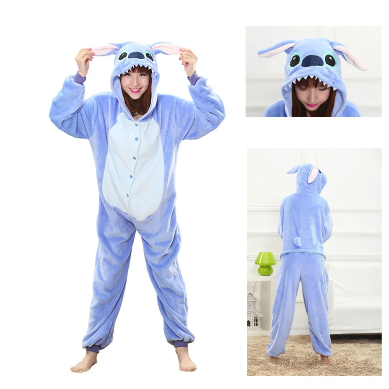 2019 Winter blue stitich Pajama Sets Cartoon Sleepwear Women Pajama Flannel Animal Stitch Panda Unicorn Tigger Pajama kigurumi
2019 Winter blue stitich Pajama Sets Cartoon Sleepwear Women Pajama Flannel Animal Stitch Panda Unicorn Tigger Pajama kigurumi