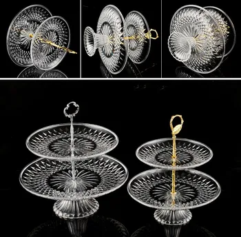 Double Plastic Transparent Acrylic Plates Multi-layer Tray For Cake Delicate Lace Plate Dish for Fruit Transparent KTV Home Acce
Double Plastic Transparent Acrylic Plates Multi-layer Tray For Cake Delicate Lace Plate Dish for Fruit Transparent KTV Home Acce