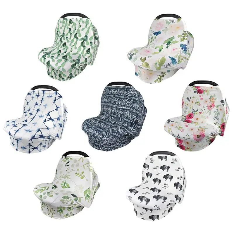 Breastfeeding Towel Baby Hat Set Multi-function Seat Car Cover Baby Car Cover Cloth Baby Stroller Cover Cloth