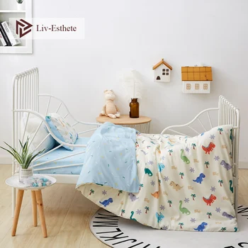 Liv-Esthete 2020 New 100% Cotoon Cute Dinosaur Baby Kids Bedding Set Duvet Cover Pillowcase Blue Bed Linen 3Pcs Drop shipping
Liv-Esthete 2020 New 100% Cotoon Cute Dinosaur Baby Kids Bedding Set Duvet Cover Pillowcase Blue Bed Linen 3Pcs Drop shipping