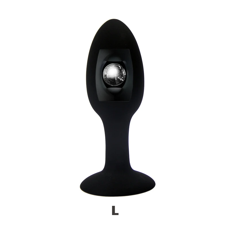 Anal Beads Plug Silicone Butt Plug Metal Ball Inside Anus Vagina Muscles Massage Trainer Adult Pleasure Sex Products For Couple