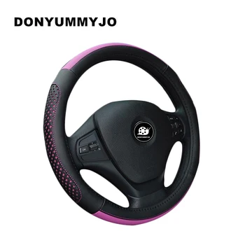 DONYUMMYJO Micro Fiber Leather Hole Steering Wheel Cover Women Fuzzy Steering Wheel Cover Diameter 38CM Anti-slip Car Styling
DONYUMMYJO Micro Fiber Leather Hole Steering Wheel Cover Women Fuzzy Steering Wheel Cover Diameter 38CM Anti-slip Car Styling