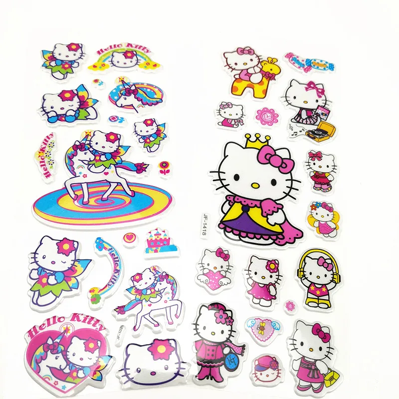 10pcs 7*17cm Hello Kitty Cat 3D Bubble stickers Teacher Lovely Reward Sticker Theme Party Favors For Kids Birthday Decoration
10pcs 7*17cm Hello Kitty Cat 3D Bubble stickers Teacher Lovely Reward Sticker Theme Party Favors For Kids Birthday Decoration