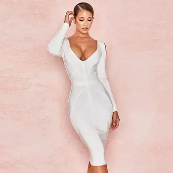 Summer 2019 Dress Sexy Celebrity Backless Full Deep V Neck Women Elegant Bandage Night Club Body con Party Dresses Wholesale
Summer 2019 Dress Sexy Celebrity Backless Full Deep V Neck Women Elegant Bandage Night Club Body con Party Dresses Wholesale