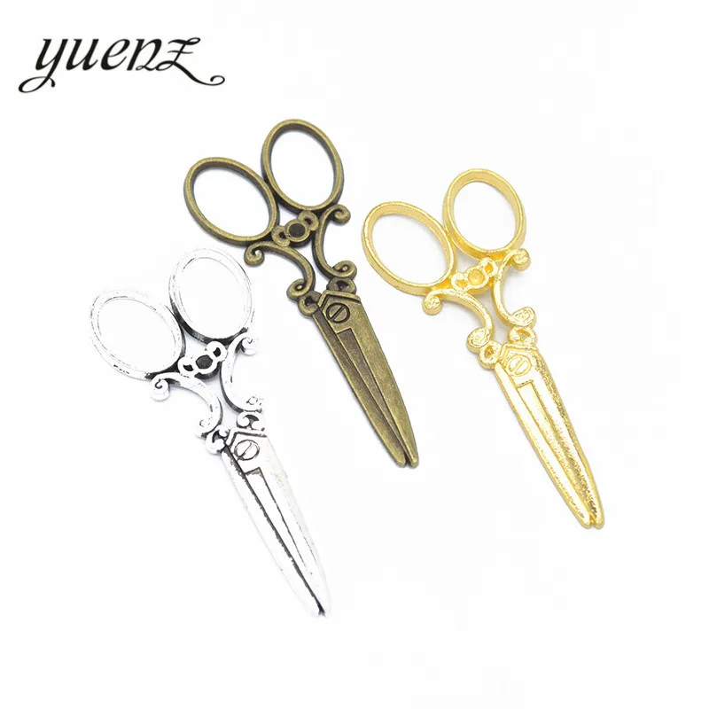 YuenZ 5pcs Metal Charms Antique Silver color Scissors Charms Pendant For Jewelry Findings 60*25mm J199
YuenZ 5pcs Metal Charms Antique Silver color Scissors Charms Pendant For Jewelry Findings 60*25mm J199