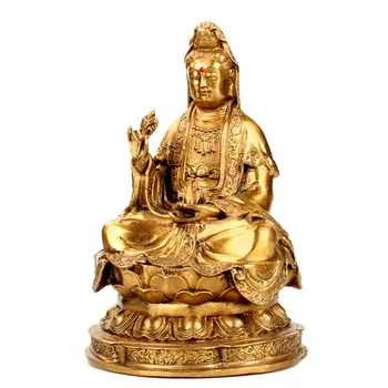 Copper Guanyin Bodhisattva feng shui ornaments Buddha statue ornaments blessing dedicated to Buddhist supplies crafts
Copper Guanyin Bodhisattva feng shui ornaments Buddha statue ornaments blessing dedicated to Buddhist supplies crafts