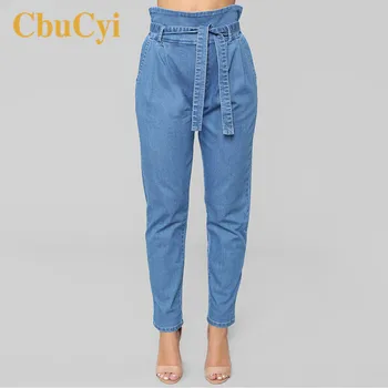 Women High Waist Jeans Lace-up Slim Stretch Denim Pants Women Casual Cotton Tassels Bandage Lace Up Jeans Trousers Large Size
Women High Waist Jeans Lace-up Slim Stretch Denim Pants Women Casual Cotton Tassels Bandage Lace Up Jeans Trousers Large Size