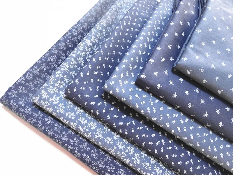 3pcs Denim color Dark Blue Floral Patchwork Cotton Fabric Fat Quarter Bundle Needlework Sewing Quilt fabric For Bag Baby Clothes
3pcs Denim color Dark Blue Floral Patchwork Cotton Fabric Fat Quarter Bundle Needlework Sewing Quilt fabric For Bag Baby Clothes