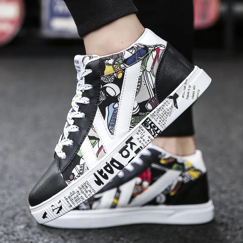 2019 Mix Black White Red New High Top Quality Fashion Luxury Trainers Shoes Men Designer Casual Flat Male Sneakers
2019 Mix Black White Red New High Top Quality Fashion Luxury Trainers Shoes Men Designer Casual Flat Male Sneakers
