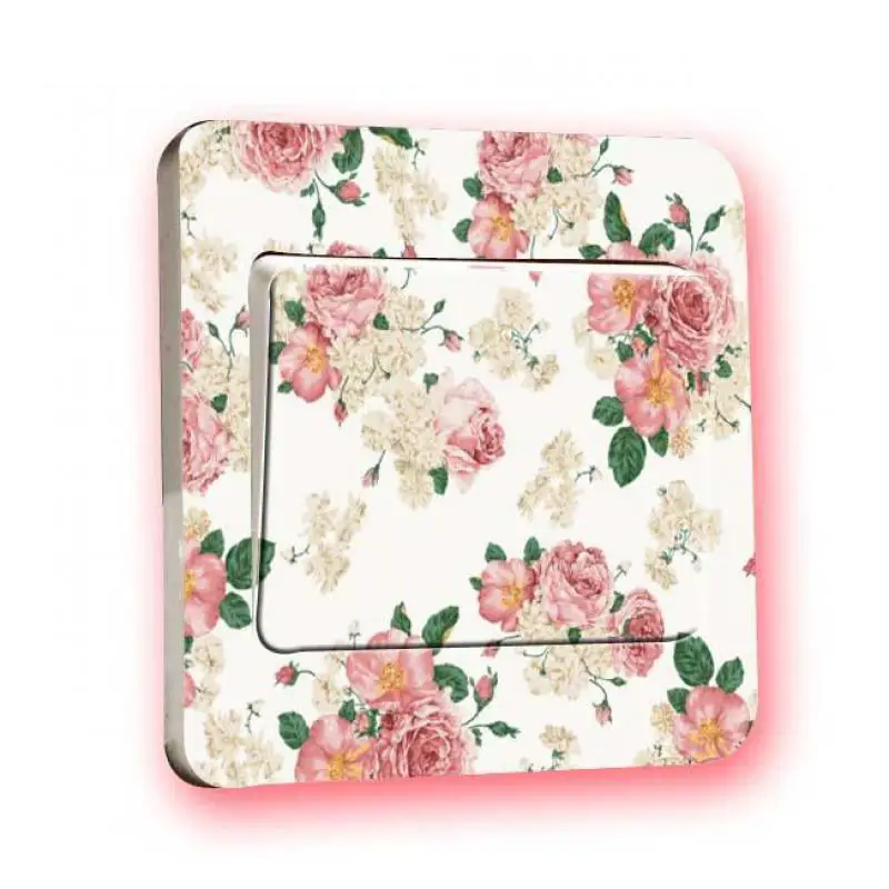 1 pcs The New Peony Paste Decorative Film Pvc Environmental Protection Waterproof Socket Stickers Can Be Removed
1 pcs The New Peony Paste Decorative Film Pvc Environmental Protection Waterproof Socket Stickers Can Be Removed