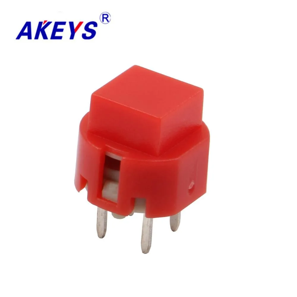 10PCS PS-535-3 Top square 4 pin DIP type red plastic push button switch for coffee machine
10PCS PS-535-3 Top square 4 pin DIP type red plastic push button switch for coffee machine