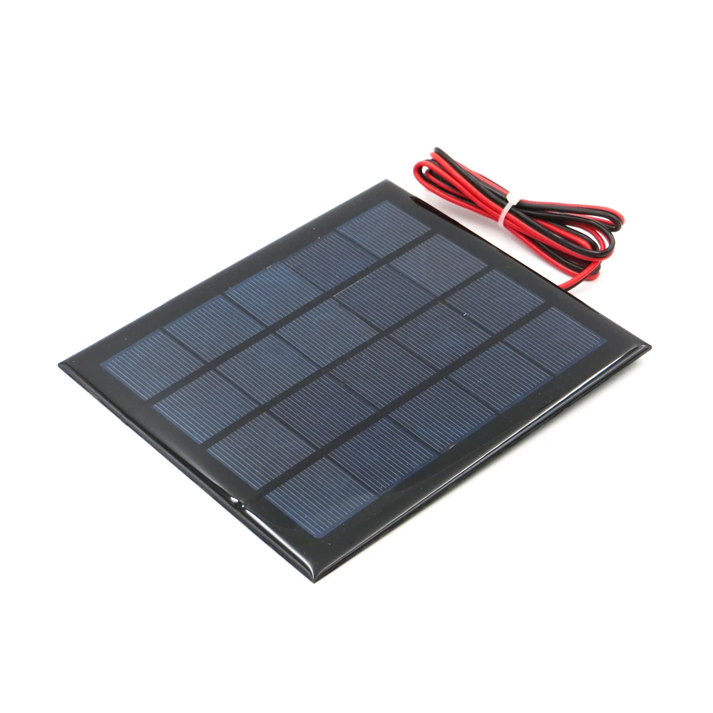 1pc x 5V 500mA with 100cm extend wire Solar Panel Polycrystalline Silicon DIY Battery Charger Small Mini Solar Cell cable toy
1pc x 5V 500mA with 100cm extend wire Solar Panel Polycrystalline Silicon DIY Battery Charger Small Mini Solar Cell cable toy