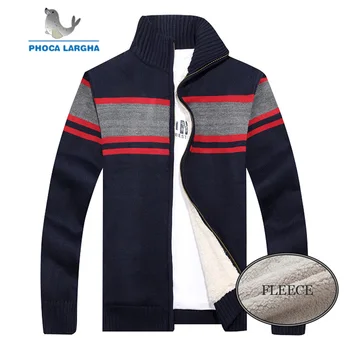 Men Cardigan Sweater Mens Clothing Fleece Lined Thick Casual Outerwear Slim Zipper Knitting Mens color patchwork Sweaters Coat
Men Cardigan Sweater Mens Clothing Fleece Lined Thick Casual Outerwear Slim Zipper Knitting Mens color patchwork Sweaters Coat