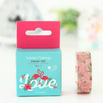 1 Pcs Lovely Summer Flamingos Decorative Washi Tape DIY Scrapbooking Masking Tape School Office Stationery Escolar Papelaria
1 Pcs Lovely Summer Flamingos Decorative Washi Tape DIY Scrapbooking Masking Tape School Office Stationery Escolar Papelaria