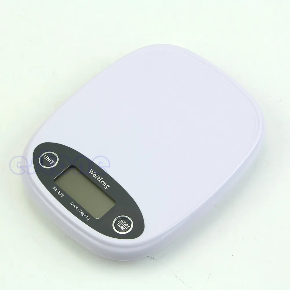 

Kitchen Scale 7kg/1g 5kg Digital Food Diet Postal Weight Balance g lb Backlight