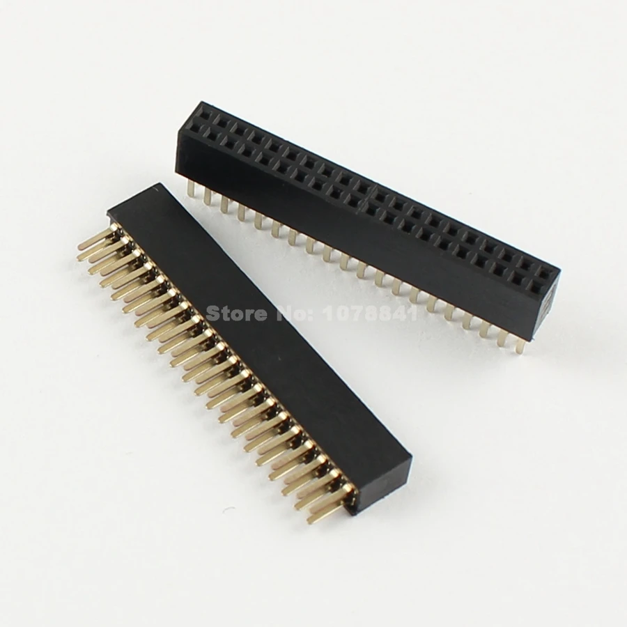 10 Pcs Per Lot Pitch 1.27mm 2x20 Pin 40 Pin Female Double Row Straight Pin Header Strip
10 Pcs Per Lot Pitch 1.27mm 2x20 Pin 40 Pin Female Double Row Straight Pin Header Strip