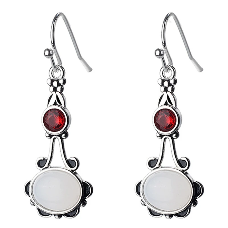 New Fashion Europe & America Fashion Jewelry Oval Carved Stone Long Dangle Earrings Round Beads Women Earring Jewelry
New Fashion Europe & America Fashion Jewelry Oval Carved Stone Long Dangle Earrings Round Beads Women Earring Jewelry