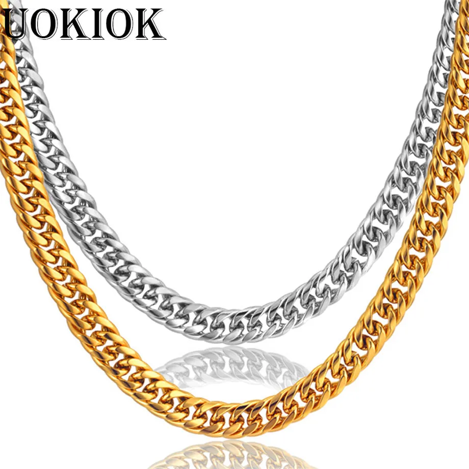 9mm Golden Miami Curb Cuban Link Chain Necklace For Men Gold Silver Hip Hop Stainless Steel Rapper Necklace Male Jewelry 2019
9mm Golden Miami Curb Cuban Link Chain Necklace For Men Gold Silver Hip Hop Stainless Steel Rapper Necklace Male Jewelry 2019