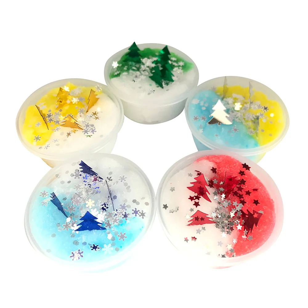 Fluffy Floam Slime Christmas DIY Clear Slime Toys Soft Mixing Tricky Putty Scented Stress Relief Toy Sludge Toy Dropshipping
Fluffy Floam Slime Christmas DIY Clear Slime Toys Soft Mixing Tricky Putty Scented Stress Relief Toy Sludge Toy Dropshipping