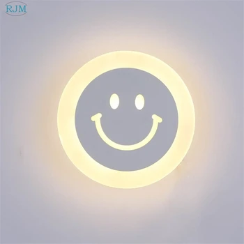 Modern Creative Led Wall Lamp Smiley Face Wall Lights for Bedroom Bedside Aisle Stairs Corridor Children Room Lighting Decor
Modern Creative Led Wall Lamp Smiley Face Wall Lights for Bedroom Bedside Aisle Stairs Corridor Children Room Lighting Decor