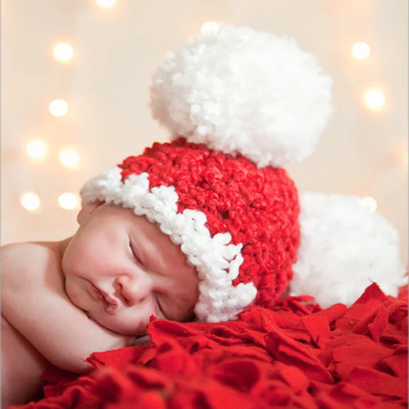 2018 Baby Christmas Cap Newborn Infant Handmade Photography Prop Hot Sale 0-6M Girls Boys Beanie Crochet Hat Knitted Santa Hat
2018 Baby Christmas Cap Newborn Infant Handmade Photography Prop Hot Sale 0-6M Girls Boys Beanie Crochet Hat Knitted Santa Hat