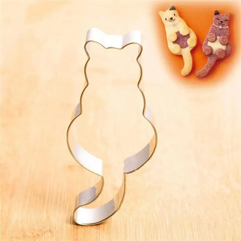 Cartoon Cat Shapes Cookie Cutter Food Grade Stainless Steel Biscuit Mold Baking Tools Home Kitchen Supplies
Cartoon Cat Shapes Cookie Cutter Food Grade Stainless Steel Biscuit Mold Baking Tools Home Kitchen Supplies