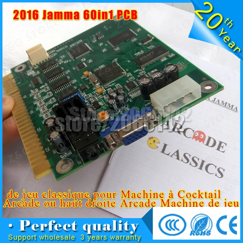 Special Offer 2016 Jamma 60 in 1 Classical Game PCB for Cocktail Arcade Machine or Up Right arcade game machine
Special Offer 2016 Jamma 60 in 1 Classical Game PCB for Cocktail Arcade Machine or Up Right arcade game machine