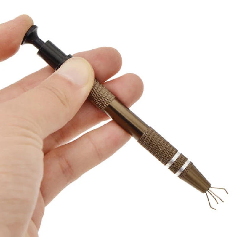 1Pcs Pen IC Chip Extractor Motherboard Circuit Board Component Puller Tool Black Professional Tool Chip Spring Assisted
1Pcs Pen IC Chip Extractor Motherboard Circuit Board Component Puller Tool Black Professional Tool Chip Spring Assisted