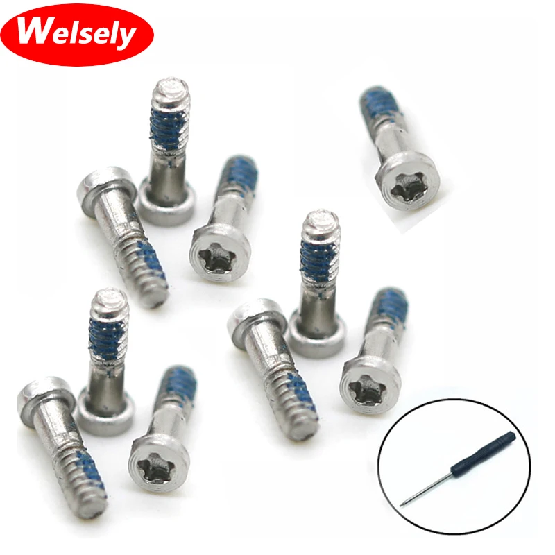 

10pcs Pentacle Dock Bottom Connector Screw Torx 5 Point Star screw + Screwdriver for iPhone 4 4s 5 5s 5c 5G 4G Useful Accessorie