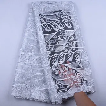 2019 Nigerian White African French Tulle Net Lace Fabric With Beads For Wedding Bridal Embroidery Tulle Net Lace For Party 1572B
2019 Nigerian White African French Tulle Net Lace Fabric With Beads For Wedding Bridal Embroidery Tulle Net Lace For Party 1572B