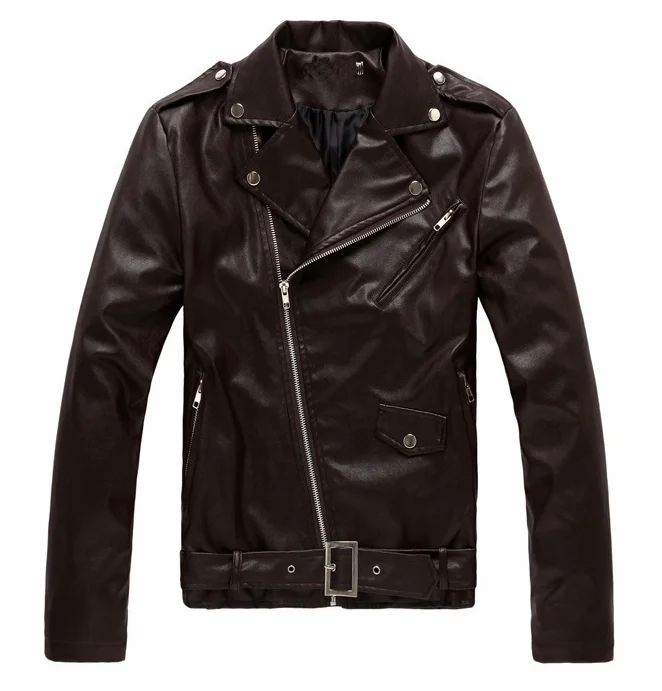 2019 Spring Autumn Men Fashion Motorcycle Leather Jacket Slim Fit Coats Male Casual Oblique Zipper Black Jacket Outerwear
2019 Spring Autumn Men Fashion Motorcycle Leather Jacket Slim Fit Coats Male Casual Oblique Zipper Black Jacket Outerwear