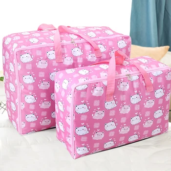 Waterproof Thickening Portable Moving Luggage Bag Quilt Travel Storage Bag Environmentally Friendly Can Be Washed Repeatedly 
Waterproof Thickening Portable Moving Luggage Bag Quilt Travel Storage Bag Environmentally Friendly Can Be Washed Repeatedly