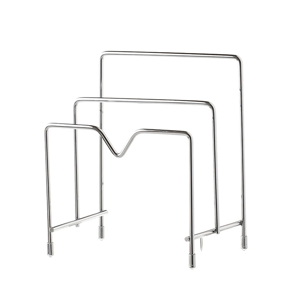 3 Layer Rustproof Pot Cover Drying Holder Stainless Steel Plates Multifunctional Kitchen Chopping Board Rack Stand Organizer
3 Layer Rustproof Pot Cover Drying Holder Stainless Steel Plates Multifunctional Kitchen Chopping Board Rack Stand Organizer